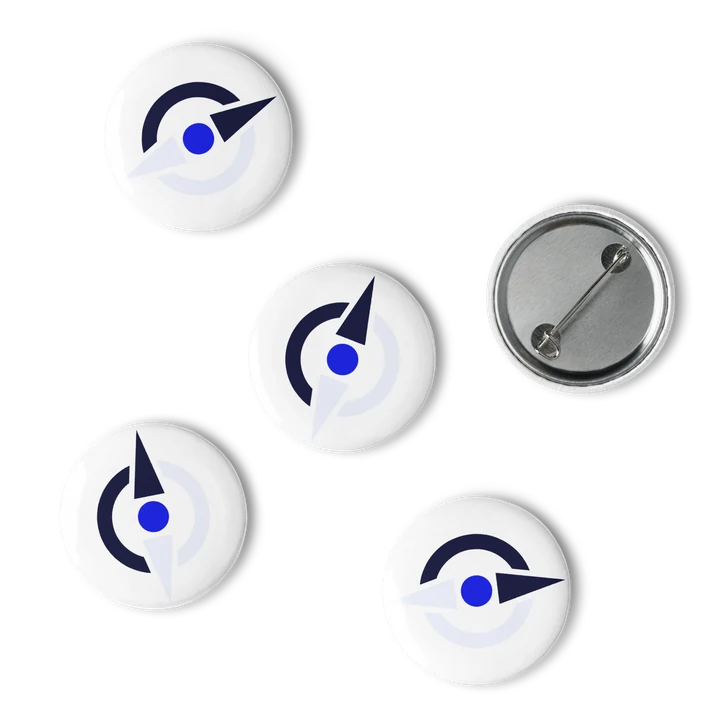 Acecore 缶バッジセット（ホワイト）の商品化イメージ